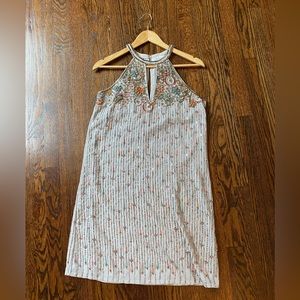 Parker Beaded Mini Dress - Size Large